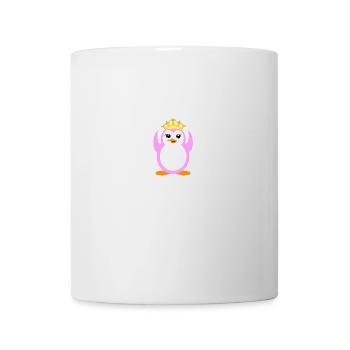Penguin with crown - Mug - white - Front
