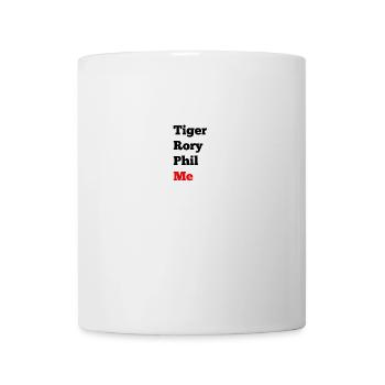 Tiger, Rory, Phil & - Tasse - Weiß - Vorne