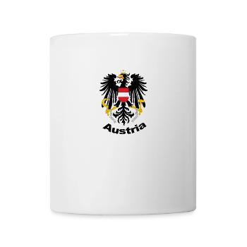 Österreich Adler Wappen - Tasse - Weiß - Vorne