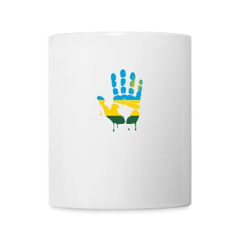 Gib mir Fünf Ruanda - Tasse - Weiß - Vorne