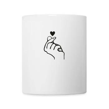 hands clicking - Mug - white - Front