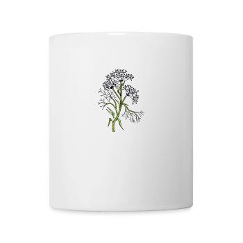 fleurs - Mug blanc - blanc - Devant