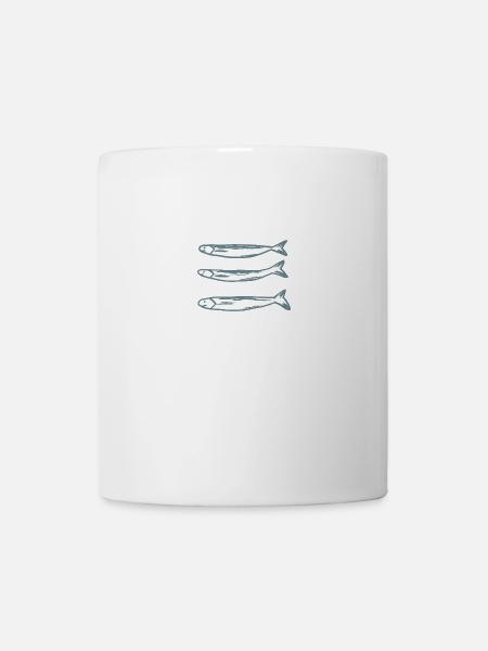 Sprotten 4,Fische,angeln,Design,Geschenk,cool,chic - Tasse - Weiß