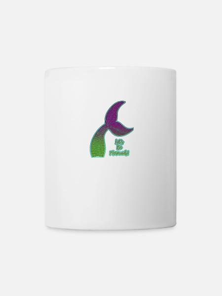 Colorful mermaid fin - Mug - white