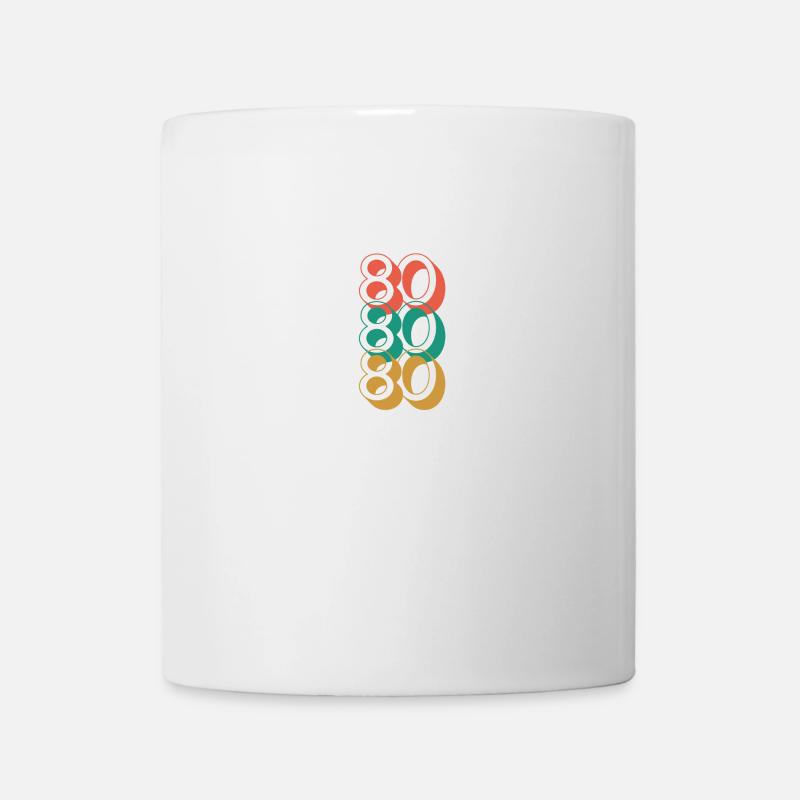 Années 80 - Mug blanc - blanc