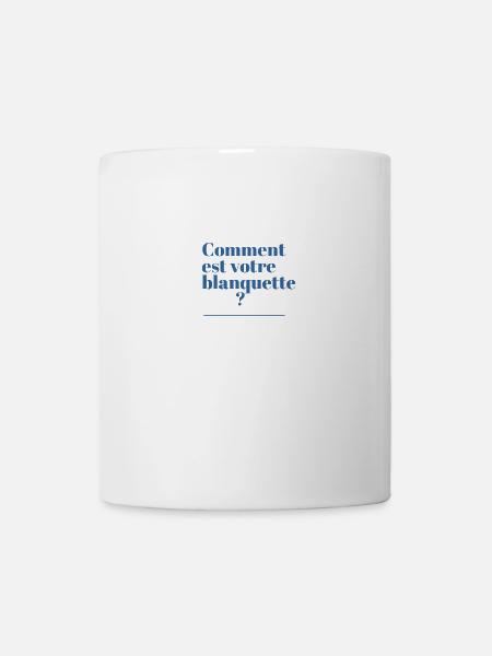 t-shirt comment est votre blanquette réplique oss - Mug blanc - blanc