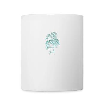 Monstera - Mug blanc - blanc - Devant