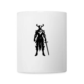 Kampf Ritter mit Schwert - Tasse - Weiß - Vorne