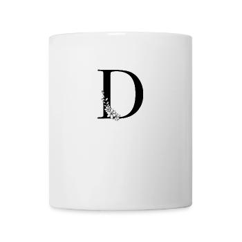 Letter D - Mug - white - Front