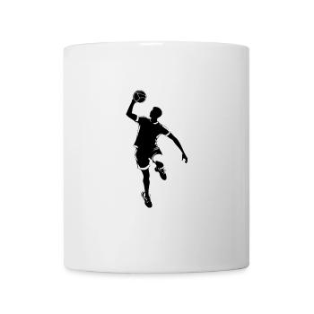 Handball Player - Autocollant de sport - Mug blanc - blanc - Devant