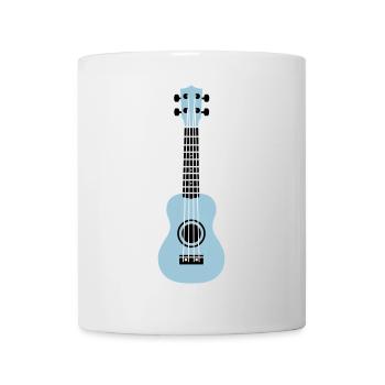 Ukulele - Tasse - Weiß - Vorne
