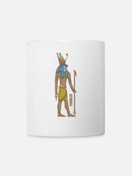 Horus Ägyptischer Gott Krieger - Tasse - Weiß