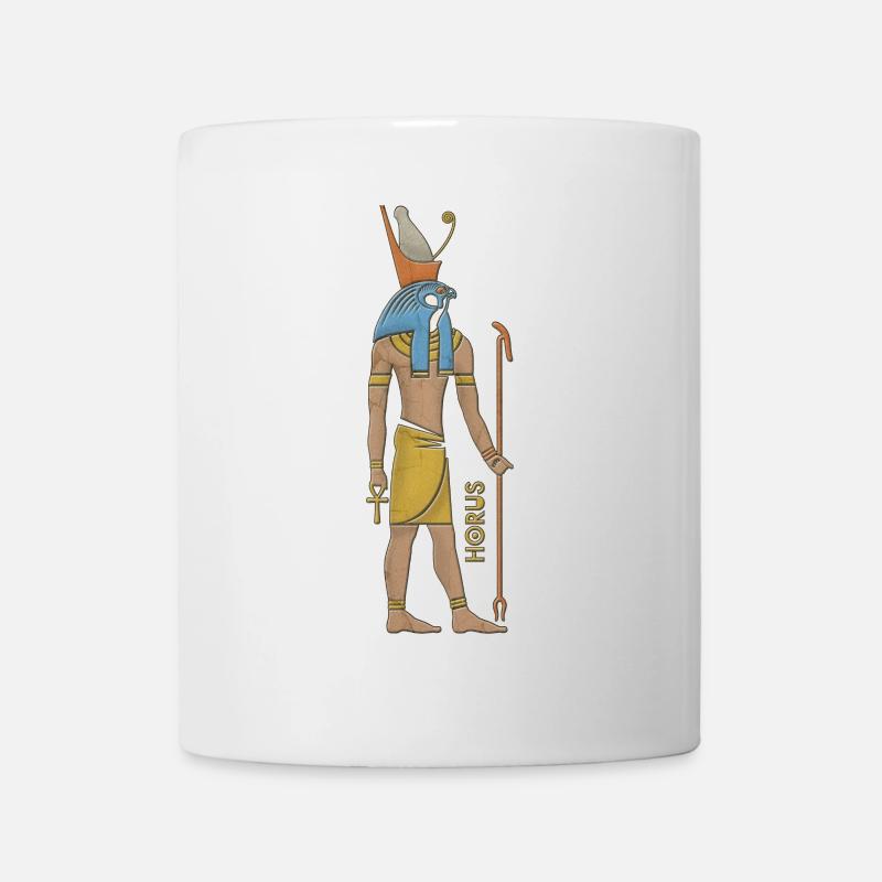 Horus Ägyptischer Gott Krieger - Tasse - Weiß