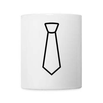 Tie - Mug - white - Front