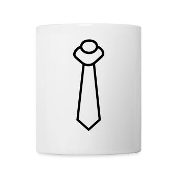 Tie - Mug - white - Front