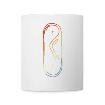 Vintage Snowboard Sketch - Mug - white - Front