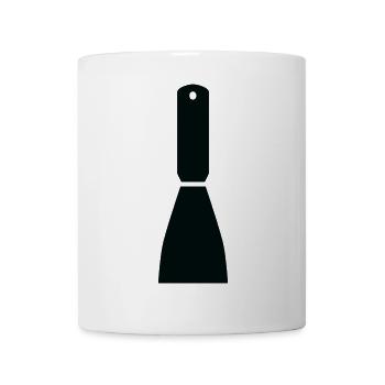 Minimalist Spatula – Craftsmanship - Mug - white - Front