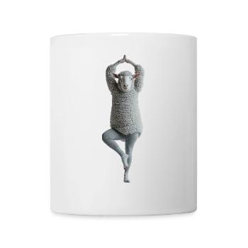 Schaf - Tasse - Weiß - Vorne