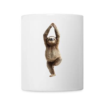 Faultier - Tasse - Weiß - Vorne