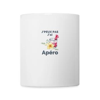 Ich kann keinen Aperitif haben - Tasse - Weiß - Vorne