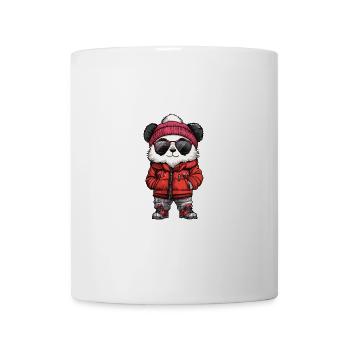 Panda Winter - Tasse - Weiß - Vorne