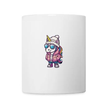 Einhorn Winter - Tasse - Weiß - Vorne
