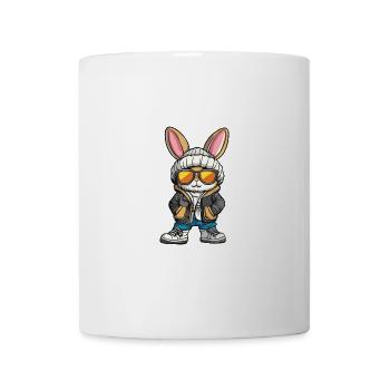 Hase Winter Comic - Tasse - Weiß - Vorne