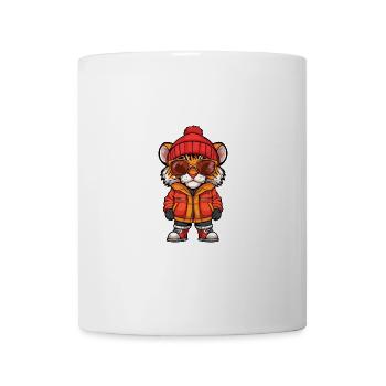 Tiger Winter Comic - Mug - white - Front