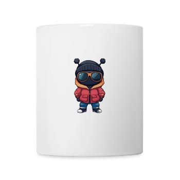Bande dessinée d’hiver Ant - Mug blanc - blanc - Devant