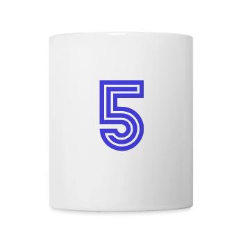 5. 5 YEARS. 5th ANNIVERSARY. 5 YEAR ANNIVERSARY - Mug - white - Front
