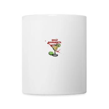 spicy margarita, sketch, kohlezeichnung,margarita, - Tasse - Weiß - Vorne