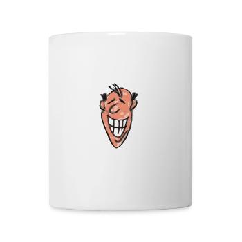 rire homme sourire - Mug blanc - blanc - Devant