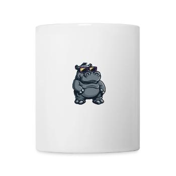 Hippopotamus Cool Animal - Mug - white - Front