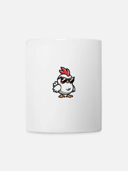 Huhn Cool Tier - Tasse - Weiß