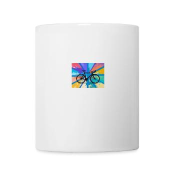 illustration,VTT,vélo de route,graffiti,coloré - Mug blanc - blanc - Devant