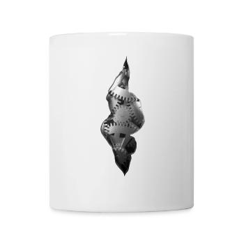 EBM, industriels, engrenages en acier - Mug blanc - blanc - Devant