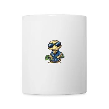 Serpent Cobra Bande Dessinée Cool Été - Mug blanc - blanc - Devant