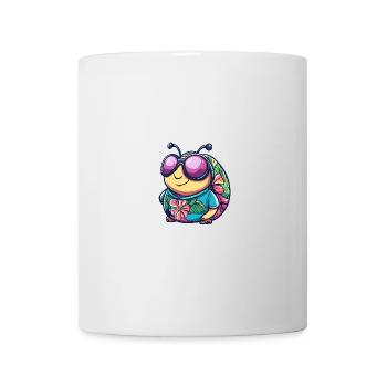 Schnecke Cool Sommer - Tasse - Weiß - Vorne