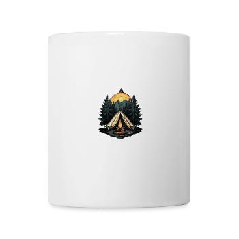 Camping Forest Tent - Mug - white - Front