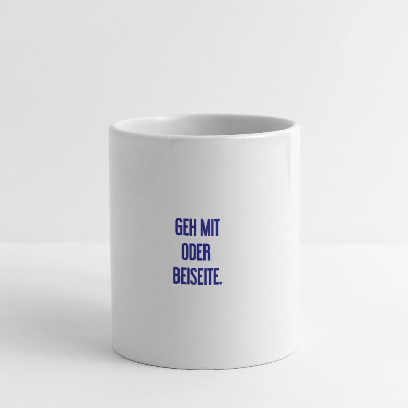Geh mit oder beiseite Tasse