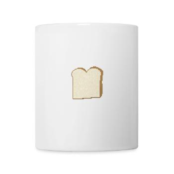Pixel Toast Brotkunst - Tasse - Weiß - Vorne