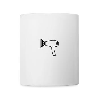 Hair dryer - Mug - white - Front