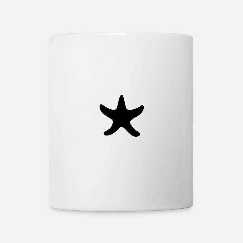 Seestern - Tasse - Weiß