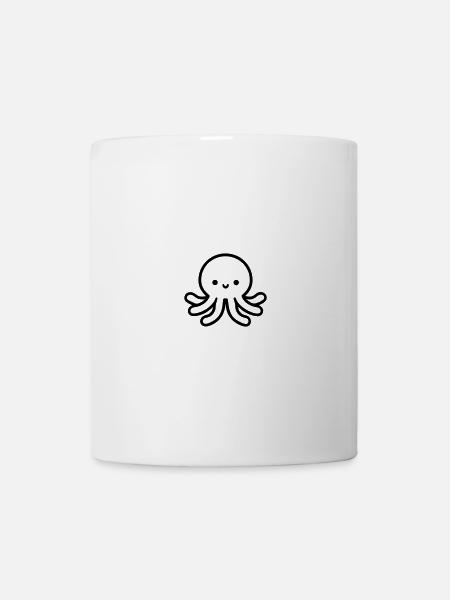 Krake - Tasse - Weiß