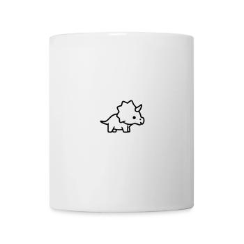 tricératops - Mug blanc - blanc - Devant