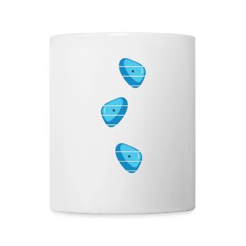 kletterwand bouldern freiklettern climbing - Tasse - Weiß - Vorne