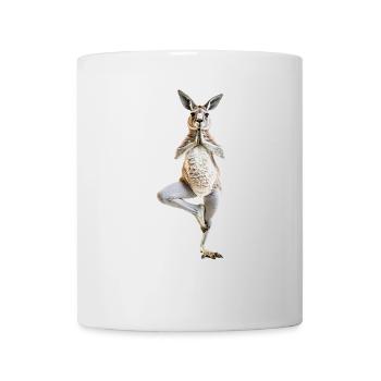 Känguru - Tasse - Weiß - Vorne