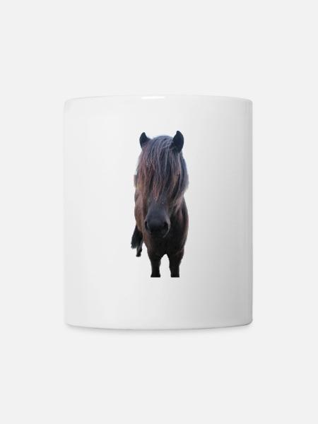 Pferde T-shirt Geschenk Reiter  - Tasse - Weiß