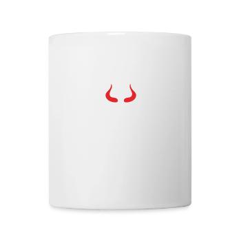 Symbole de cornes de diable - Mug blanc - blanc - Devant