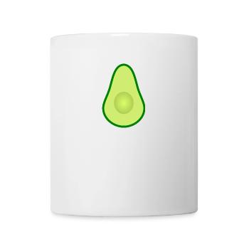 Avocado ohne Kern Design zum personalisieren - Tasse - Weiß - Vorne